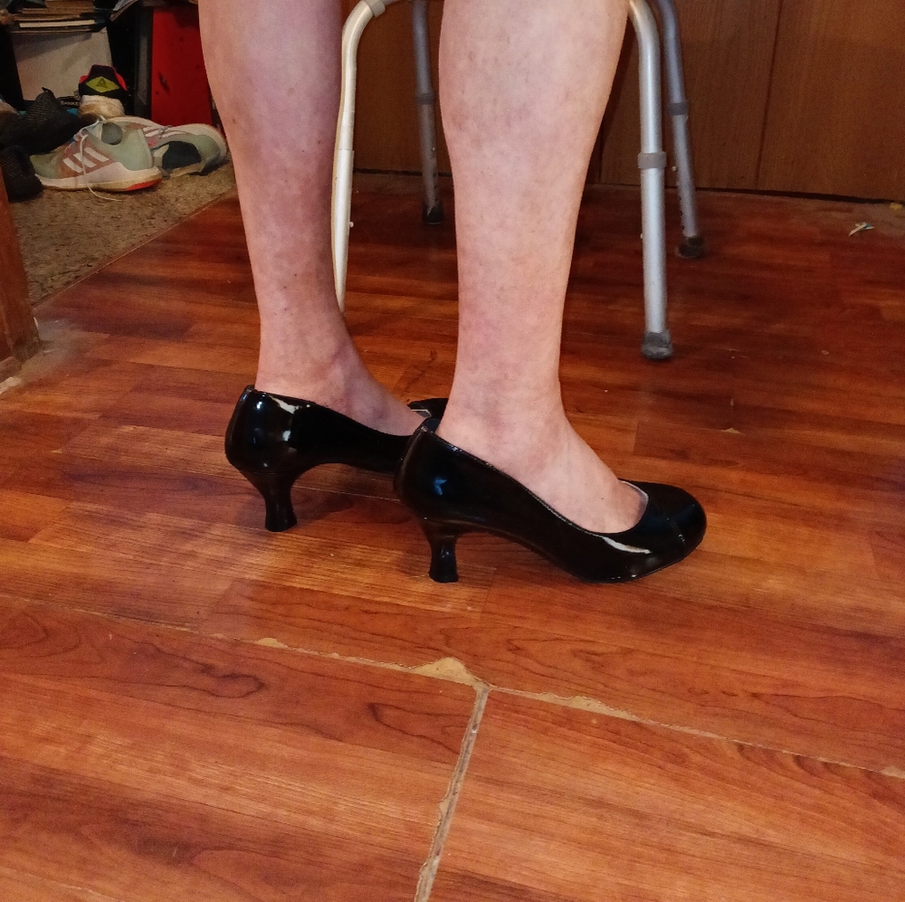 Pleaser Black Heels.